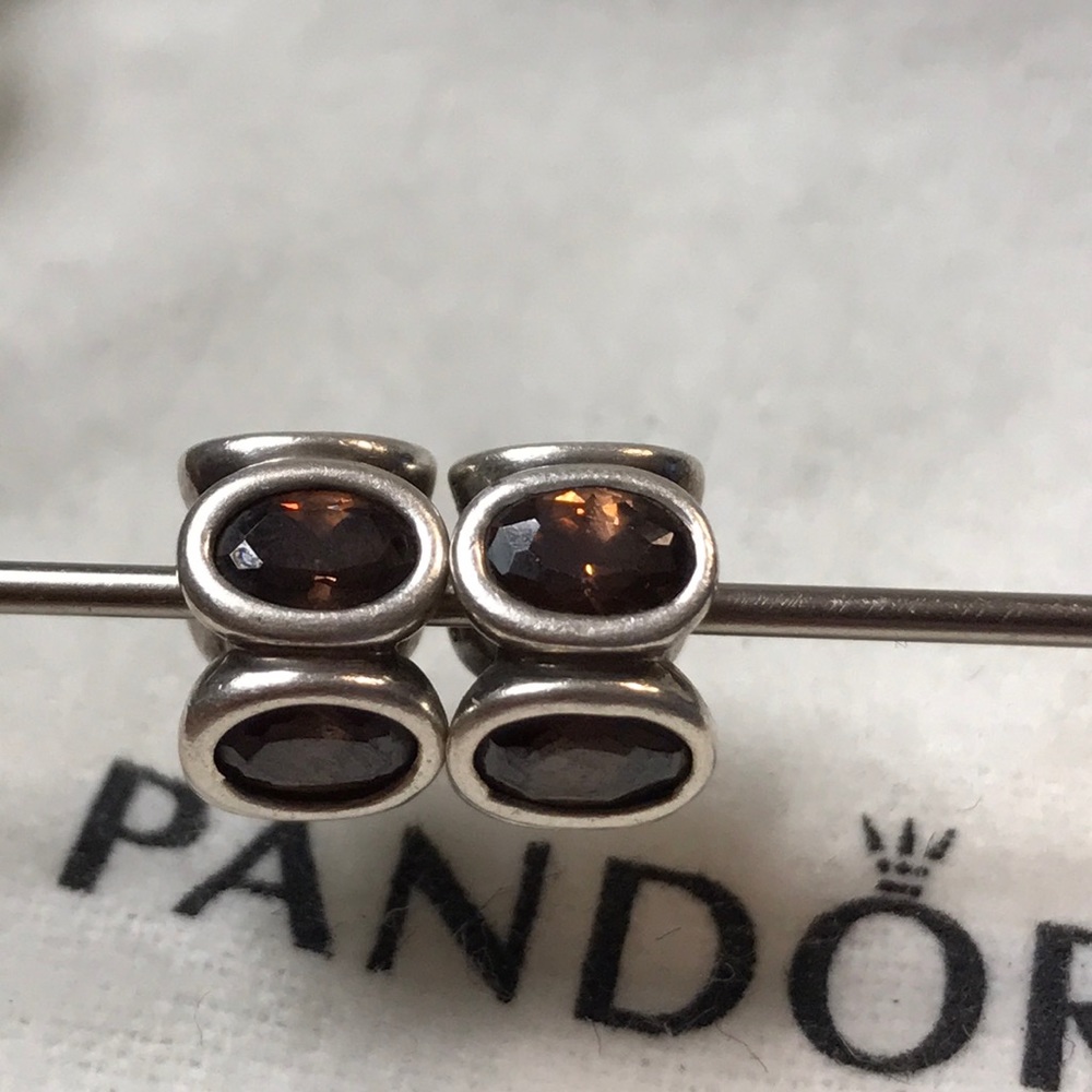 Pandora Brown Oval‎ lights charm -2 available